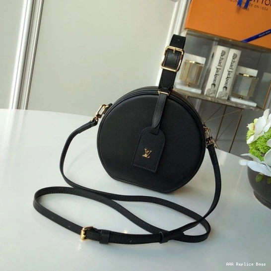Aaa replica bags PETITE BOITE Alligator Vuitton CHAPEAU Leather Louis With 0803